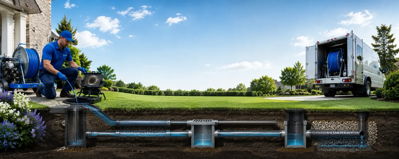 Outdoor drain cleaning information for Ambrose, GA